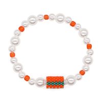Simple Miyuki Rice Beads Rainbow Hand-woven Tassel Beaded Bracelets sku image 7