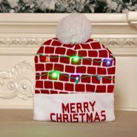 New  Knitted Woolen Colorful Luminous Knitted  Christmas Hat sku image 11