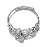 Fashion Heart Shape Metal Artificial Gemstones Couple Bracelets 1 Piece main image 3