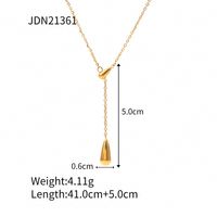 Simple Style Water Droplets Stainless Steel Plating Necklace sku image 1