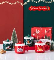 Christmas Cute Christmas Tree Letter Star Ceramics Daily Cup 1 Piece sku image 23
