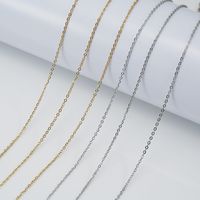 Simple Style U Shape Titanium Steel Plating Necklace 1 Piece main image 1