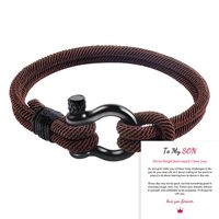 Fashion Geometric Titanium Steel Knitting Unisex Bracelets 1 Piece sku image 11