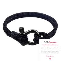 Fashion Geometric Titanium Steel Knitting Unisex Bracelets 1 Piece sku image 3
