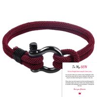 Fashion Geometric Titanium Steel Knitting Unisex Bracelets 1 Piece sku image 11