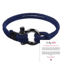 Mode Géométrique Acier Au Titane Tricot Unisexe Bracelets 1 Pièce sku image 8