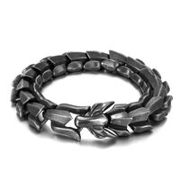 Punk Strassenmode Geometrisch Rostfreier Stahl Polieren Männer Armbänder sku image 4