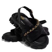 Women's Fashion Solid Color Round Toe Beach Sandals main image 4