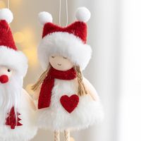 Weihnachten Weihnachten Puppe Tuch Gruppe Hängende Ornamente 1 Stück main image 3