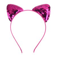 Cute Cat Ears Cloth Sequins Hair Band 1 Piece sku image 16