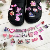 Cute Girls Printed Diy Shoe Buckle Ornament main image 3