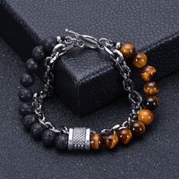 Fashion Geometric Natural Stone Handmade Bracelets 1 Piece main image 6