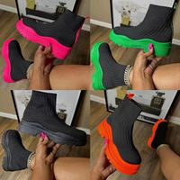 Women's Fashion Solid Color Round Toe Classic Boots main image 1