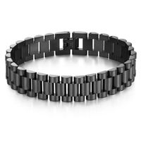 Hip-hop Geometric Titanium Steel Plating Unisex Bracelets main image 3