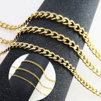 201 Stainless Steel Simple Style Plating Geometric Necklace main image 1
