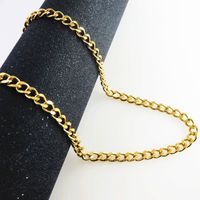 201 Stainless Steel Simple Style Plating Geometric Necklace main image 3