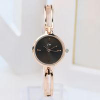 Casual Solid Color Jewelry Buckle Quartz Women's Watches sku image 4