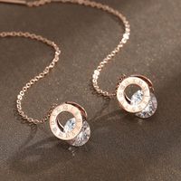 Moda Ronda Estrella Flor Aleación Embutido Perlas Artificiales Diamantes De Imitación Mujeres Línea Del Oído 1 Par sku image 17