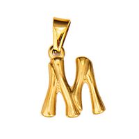 Fashion Letter Titanium Steel Gold Plated Jewelry Accessories 1 Piece sku image 13