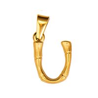 Fashion Letter Titanium Steel Gold Plated Jewelry Accessories 1 Piece sku image 21