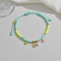 Elegant Star Leaves Stainless Steel Soft Clay Beaded Plating Women's Bracelets 1 Piece main image 5