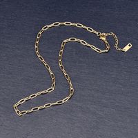 Fashion Geometric Titanium Steel Gold Plated Necklace 1 Piece main image 5