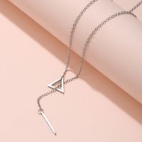 Style Simple Triangle Alliage Femmes Collier 1 Pièce sku image 1
