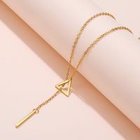 Style Simple Triangle Alliage Femmes Collier 1 Pièce main image 8
