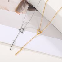 Simple Style Triangle Alloy Women's Necklace 1 Piece main image 6