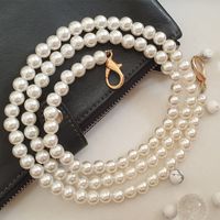 All Seasons Imitation Pearl Solid Color Sling Strap Bag Accessories main image 2