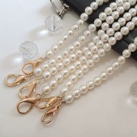 All Seasons Imitation Pearl Solid Color Sling Strap Bag Accessories sku image 10