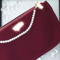 All Seasons Imitation Pearl Solid Color Sling Strap Bag Accessories main image 2