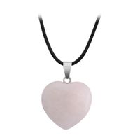 Fashion Heart Shape Crystal Polishing Women's Pendant Necklace 1 Piece main image 3