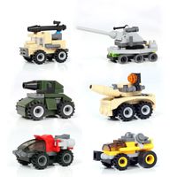 Children's Assembled Small Building Blocks Creative Puzzle Mini Car Model Toy main image 2