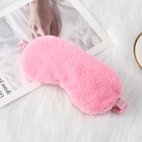 Plush Rabbit Fur Autumn And Winter Comfortable Skin-friendly Shading Sleep Eye Mask sku image 10