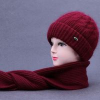 Women's Basic Solid Color Plush Eaveless Wool Cap sku image 9