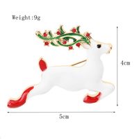 Fashion Christmas Tree Santa Claus Elk Alloy Enamel Rhinestones Unisex Brooches sku image 5