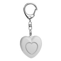 Cute Heart Shape Abs Self-defense Keychain sku image 3