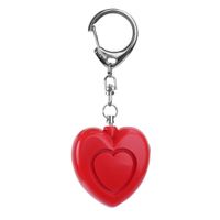 Cute Heart Shape Abs Self-defense Keychain sku image 2
