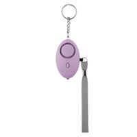 Simple Style Solid Color Plastic Self-defense Alarm Keychain 1 Piece sku image 12