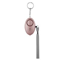 Simple Style Solid Color Plastic Self-defense Alarm Keychain 1 Piece sku image 8
