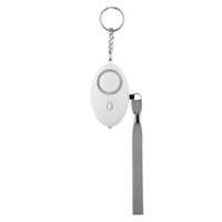 Simple Style Solid Color Plastic Self-defense Alarm Keychain 1 Piece sku image 11