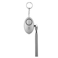 Simple Style Solid Color Plastic Self-defense Alarm Keychain 1 Piece sku image 2