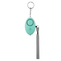 Simple Style Solid Color Plastic Self-defense Alarm Keychain 1 Piece sku image 14