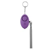 Simple Style Solid Color Plastic Self-defense Alarm Keychain 1 Piece sku image 10