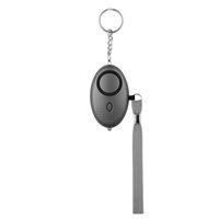 Simple Style Solid Color Plastic Self-defense Alarm Keychain 1 Piece sku image 9