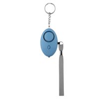 Simple Style Solid Color Plastic Self-defense Alarm Keychain 1 Piece sku image 13