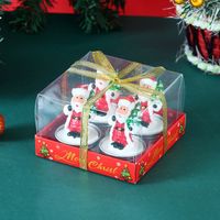 Christmas Christmas Tree Santa Claus Paraffin Christmas Candle 1 Set sku image 9