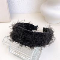 Basic Solid Color Synthetic Fibre Plush Hair Band 1 Piece main image 5