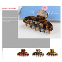 Fashion Solid Color Acetic Acid Sheets Hair Claws 1 Piece main image 3